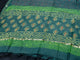 Dark Green Pan Block Butta Print Chanderi Unstitched Suit Set Material