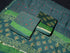 Dark Green Pan Block Butta Print Chanderi Unstitched Suit Set Material