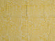 Applique Work White Yellow Block Butta Unstitched Salwar Suit Set