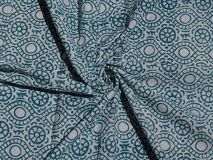 Rama & White Block Print Cotton Suit Material