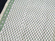 Beige & Green Bagru Block Butti Print Chanderi Salwar Kurta Set Material