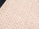 Beige & Orange Floral Block Butti Print Chanderi Salwar Suit Set Material