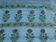 Applique Work Turquoise Block Butta Salwar Suit Material