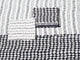 Black Block Printed Cotton Unstitched Dress Material