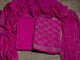 Pink Golden Block Butti Print Cotton Salwar Kurta SSet Material