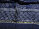 Indigo Block Butti Print Chanderi Suit Material