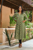 Bottle Green A-line Kurti