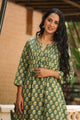 Bottle Green A-line Kurti