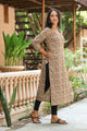 Kalamkari Print Straight Kurti