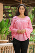 Baby Pink Bell Sleeves Top