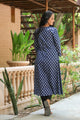 Indigo A-line Kurti