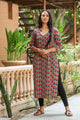 Multi Color Discharge Print Kurti