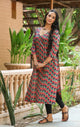 Multi Color Discharge Print Kurti