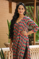 Multi Color Discharge Print Kurti