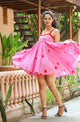 Pink Polka Dot Short Dress