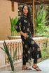 Black Golden Printed Kurti