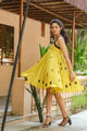 Mustard Polka Dot Dress