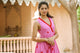 Pink Polka Dot Anghrakha Dress