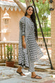 Black & White Triangle Block Print Suit Set