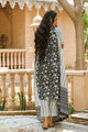 Black & White Jaal Block Print Suit Set