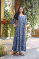 Blue Kalamkari Dress