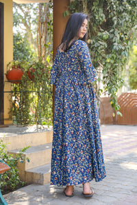 Blue Kalamkari Dress