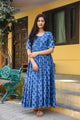 Indigo Potali Button Dress