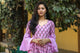 Baby Pink Block Butti Print Dress