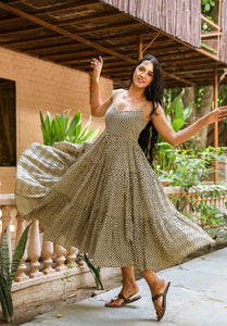 Beige Tyre Dress