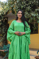 Emerald Solid Printex Tyre Dress