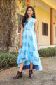 Aqua Block Butta Up Down Dress