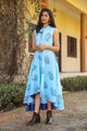 Aqua Block Butta Up Down Dress