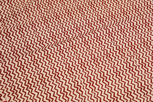 Maroon Bagru Butti Print Cotton Dress Material