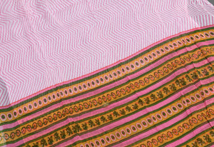 Mustard Jaal Block Print Cotton Salwar Suit Set Material