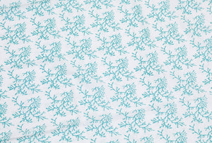 Grey Lotus Block Print Cotton Suit Set Material