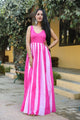 Pink Dual Shade Kali Dress