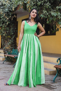 Emerald Dual Shade Kali Dress