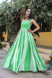 Emerald Dual Shade Kali Dress