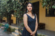 Black Solid Kali Dress