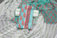 Rama Blue Block Butti Print Cottton Suit Material