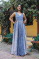 Grey Dual Shade Kali Dress