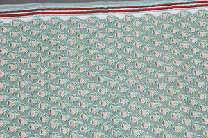 Grey Block Butti Print Cotton Salwar Kurta Set Material