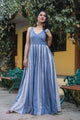 Grey Dual Shade Kali Dress