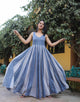 Grey Dual Shade Kali Dress