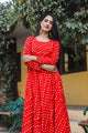 Red Bandhaj Dress