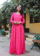 Pink Bandhaj Dress