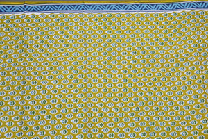 Mahendi Green Block Print Cotton Suit Set Material