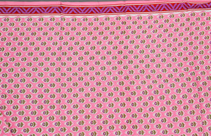 Coral Block Butti Print Cotton Salwar Suit Set Material