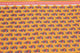 Orange Block Butti Print Cotton Suit Set Material