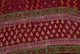 Burgundy Block Butti Print Cotton Unstitched Salwar Suit Set